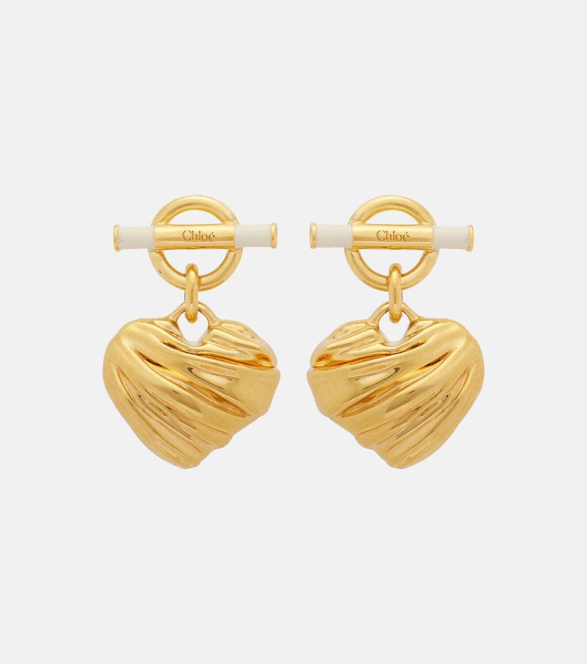 Chloé Heart drop earrings