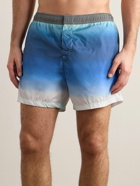 Missoni - Straight-Leg Mid-Length Printed Swim Shorts - Blue