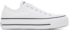 Converse White Chuck Taylor All Star Lift Low Top Sneakers