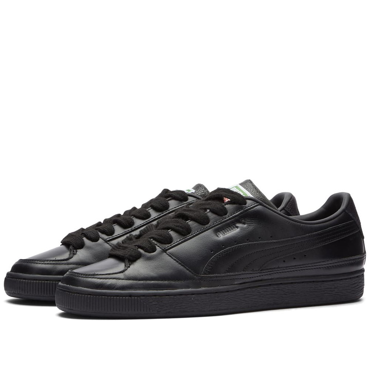 Photo: Puma x Rhuigi Suede Sneakers in Puma Black/Whisper White