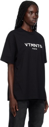 VTMNTS Black Paris T-Shirt