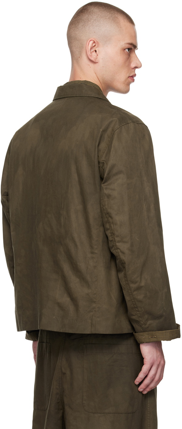 Aviva Jifei Xue Khaki Relaxed Blazer