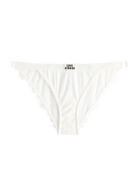 Love Stories Wild Rose Panelled Lace Briefs Off White