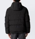 Moncler Himalaya hooded cotton-blend down jacket