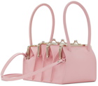 FIDAN NOVRUZOVA Pink Four Clasp Boa Bag