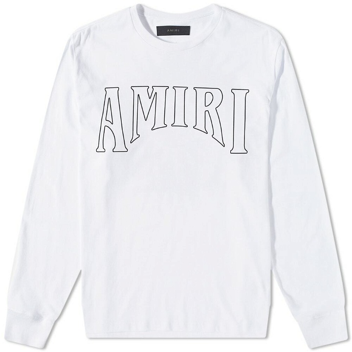 Photo: AMIRI Men's Long Sleeve Sun T-Shirt in White
