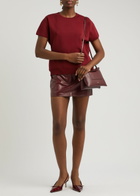 Aexae Stretch-knit top Dark Red