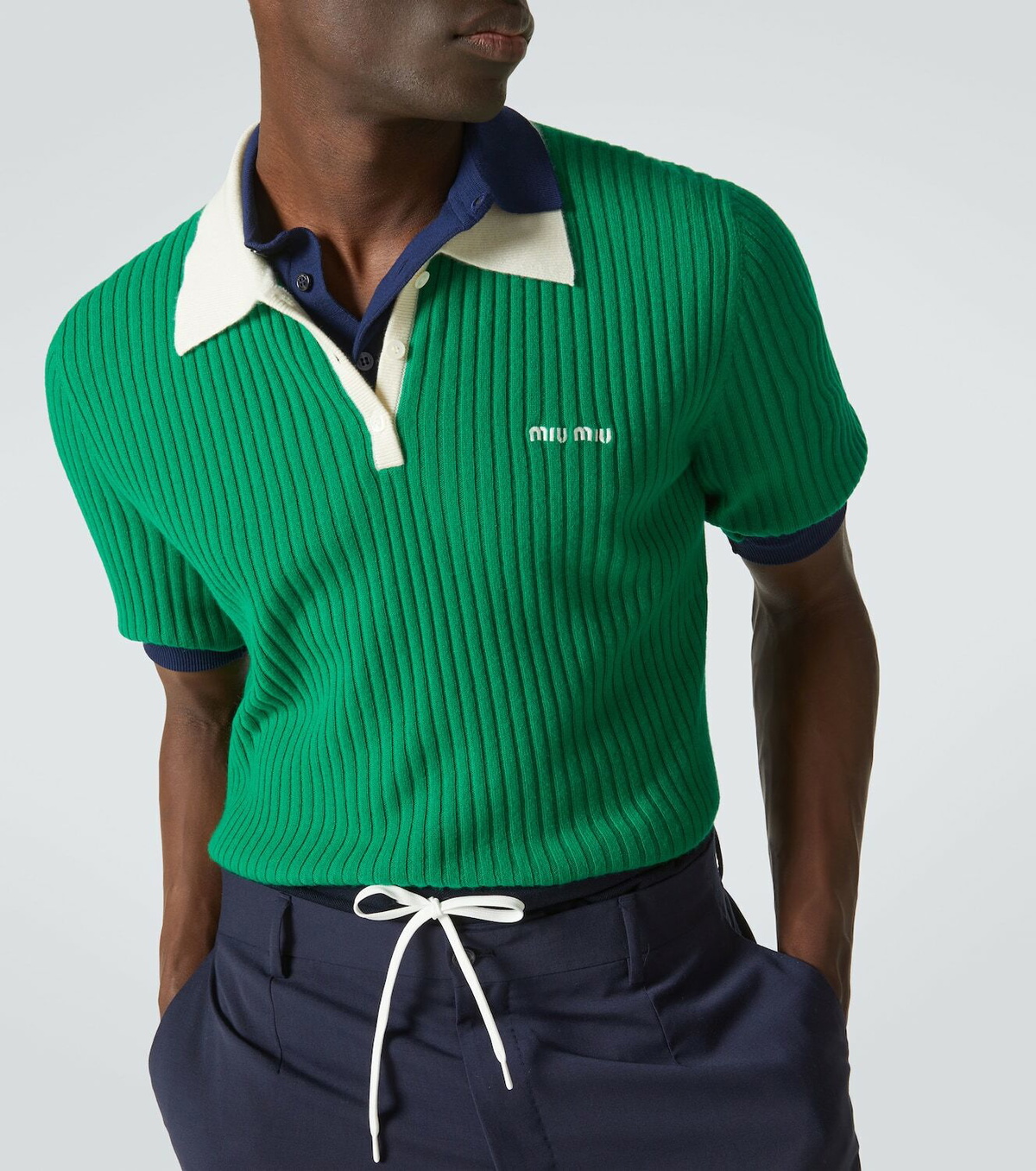 Miu Miu Cashmere polo sweater