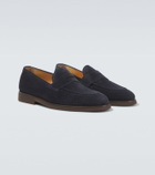 Brunello Cucinelli Suede penny loafers