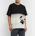 Valentino - Printed Cotton-Jersey T-Shirt - Black