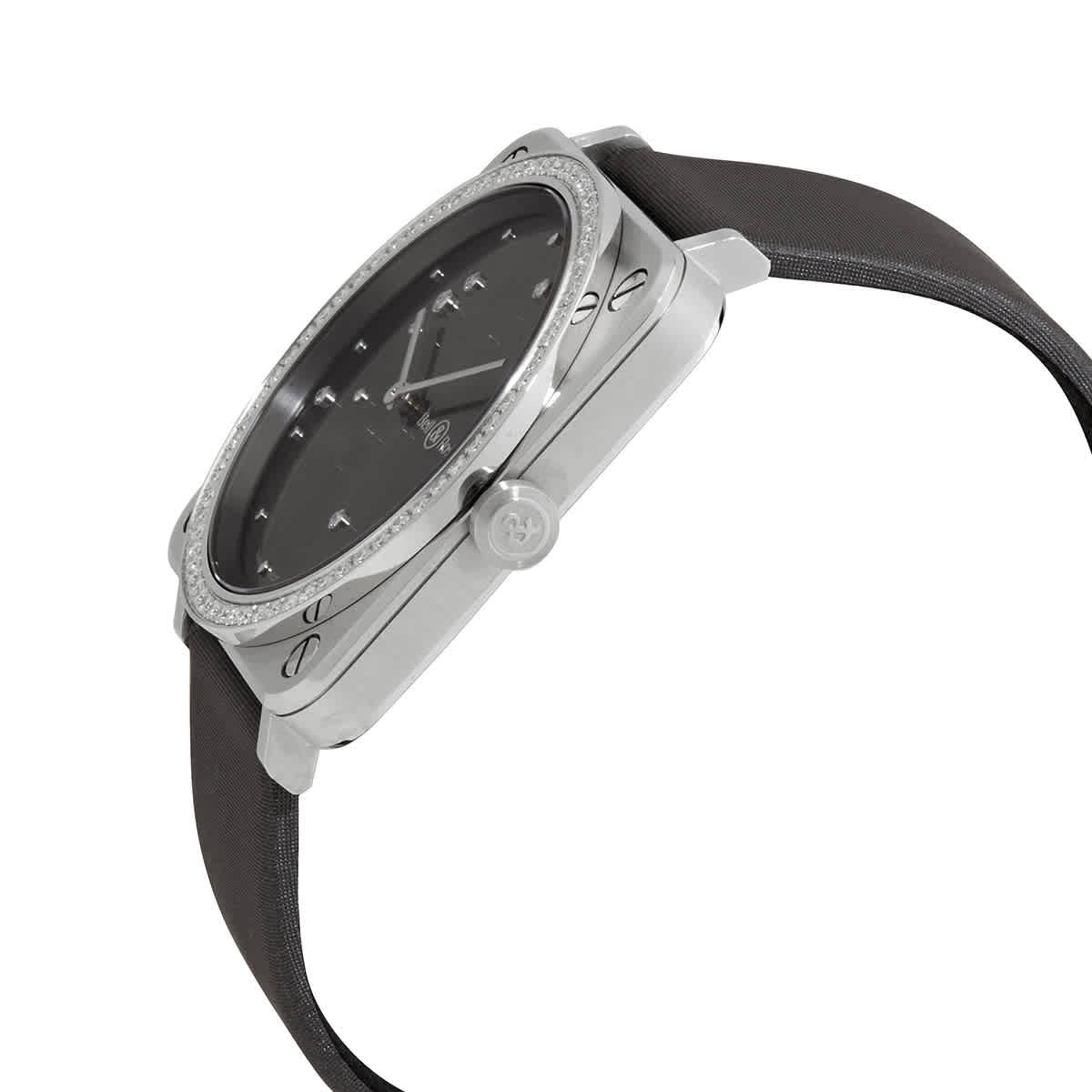 Bell and Ross Quartz Grey Sunray Dial Unisex Watch BRS-ERU-ST-LGD/SCA