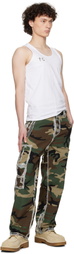 Thug Club Khaki Burnt Bio Army Cargo Pants