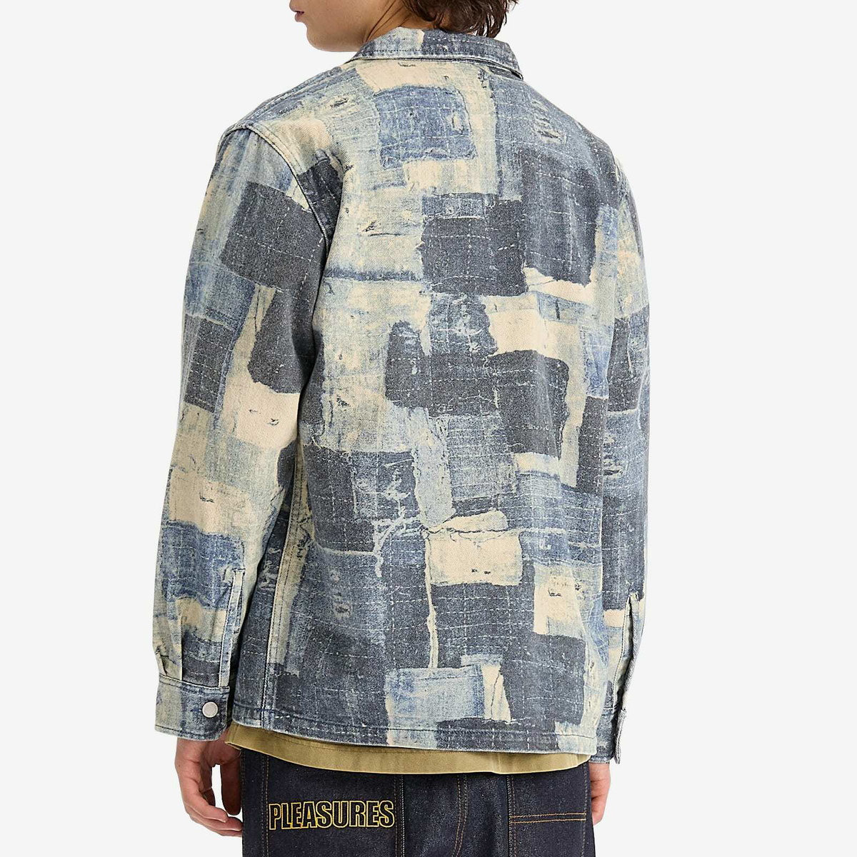 Pleasures Men's Boro Work Jacket in Indigo