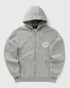 By Parra 1976 Logo Zip Hooded Sweatshirt Grey Hoodies/Zippers