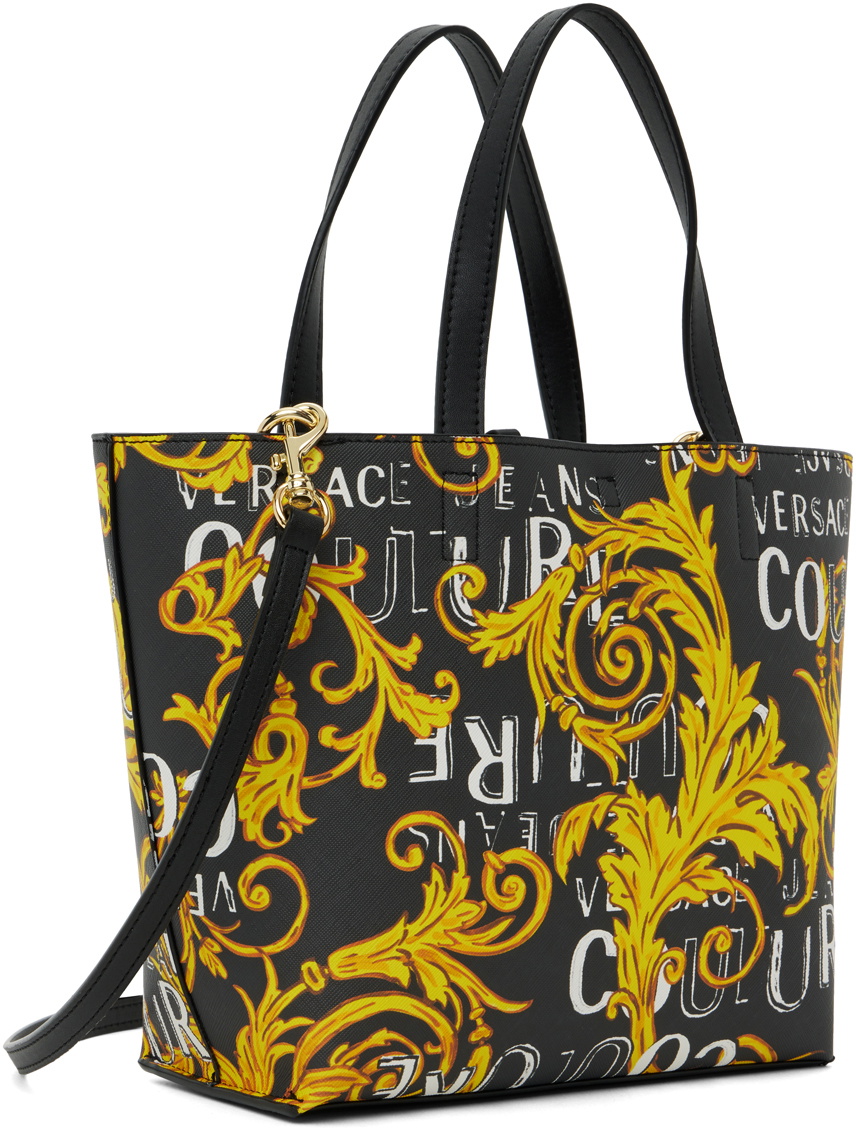【関税&送料込】Versace Versace Allover Jacquard Canvas Tren RANGE Z bag with colorful art print brand VERSACE JEANS