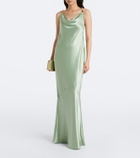 Retrofête Odalis beaded draped maxi dress