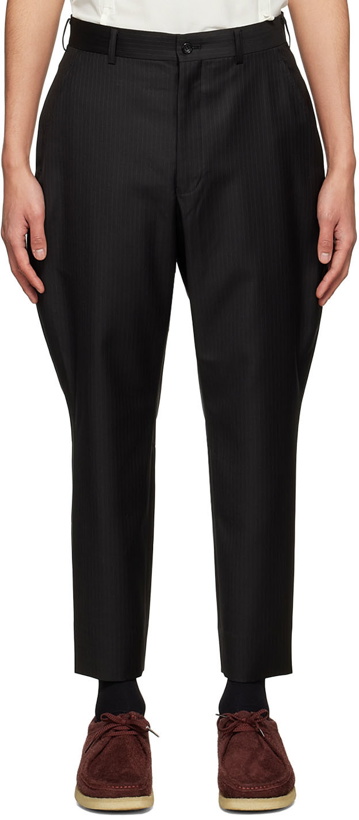 Photo: Comme des Garçons Homme Deux Black Wool Trousers