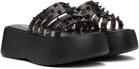 Jean Paul Gaultier Black Melissa Edition 'The Becky Punk Love' Slides