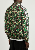 Saint Mxxxxxx X A Bathing Ape Printed Nylon Track Jacket Multicoloured 1
