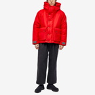 And Wander Men's x Maison Kitsuné Insulation Jacket in Red