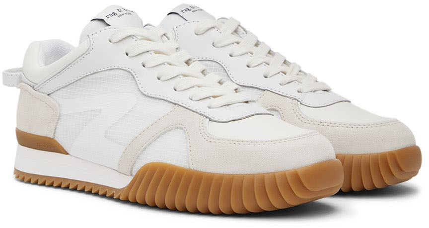 rag & bone White Retro Runner 2.0 Sneakers