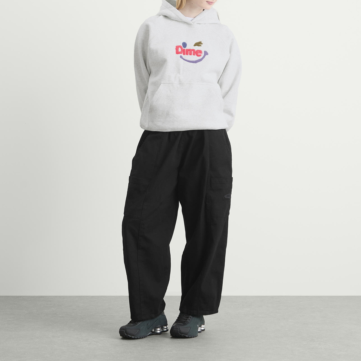 Dime Women's Winky Hoodie in Ash