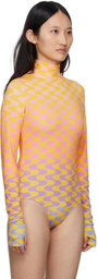 FENSI SSENSE Exclusive Yellow 'Mystery Of Love' Bodysuit