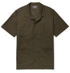 Private White V.C. - Camp-Collar Cotton Shirt - Green