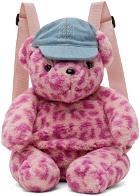 Acne Studios Pink Teddy Backpack