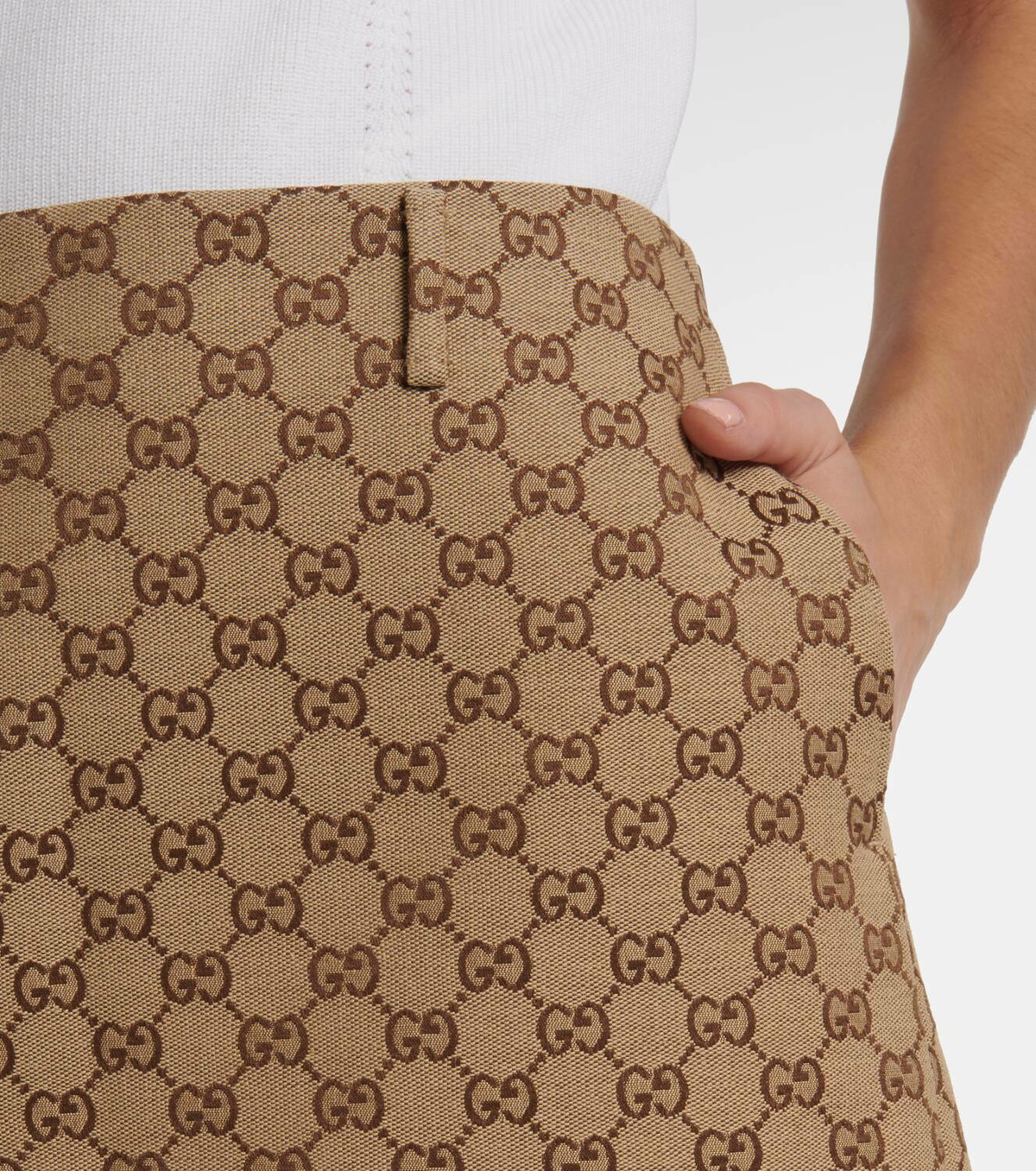 ミニスカート GUCCI FW24 Gucci Skirts Beige (784908 ZAQHX9799) 808272_ZKU09_2190_002_100_0000