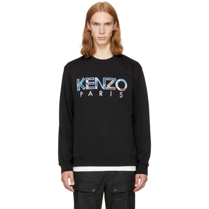 Photo: Kenzo Black Logo Sweatshirt