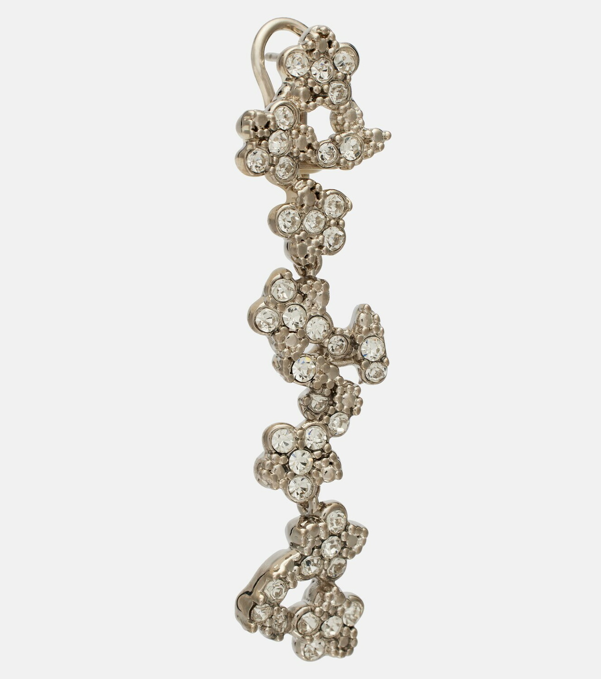 Jil Sander Crystal-embellished drop earrings