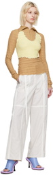 Kijun White Taped Pants