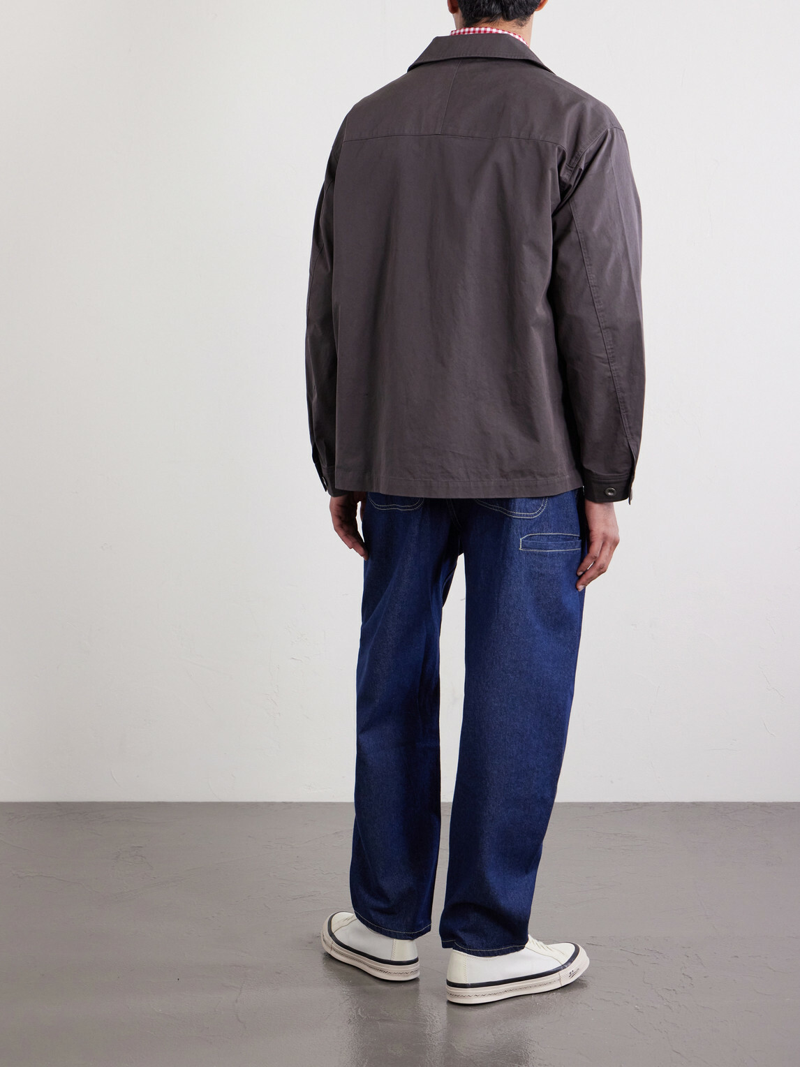 FrizmWORKS - Relaxed Coverall Cotton-Blend Twill Blouson Jacket - Gray