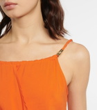 Heidi Klein Braid-trimmed maxi dress