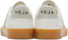 VEJA White & Gray Campo Sneakers