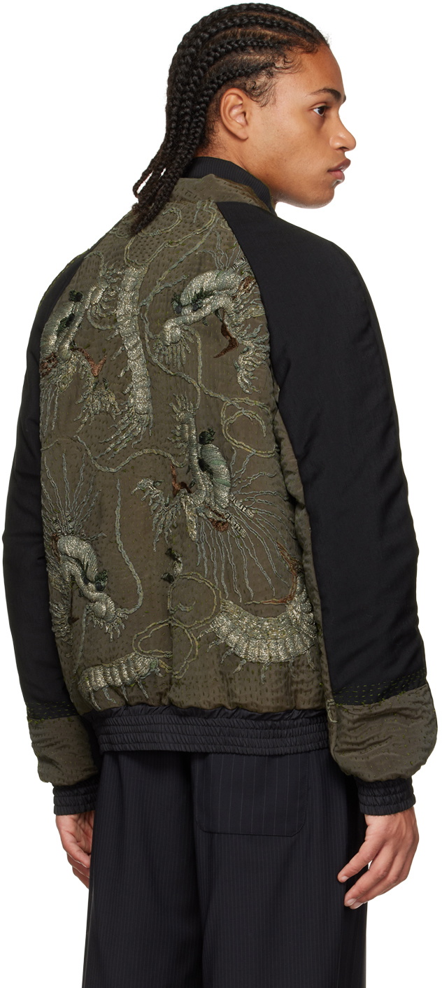 By Walid Grey Otto Bomber Jacket