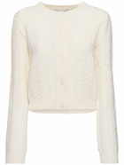 ALBERTA FERRETTI Wool & Cashmere Knit Cardigan