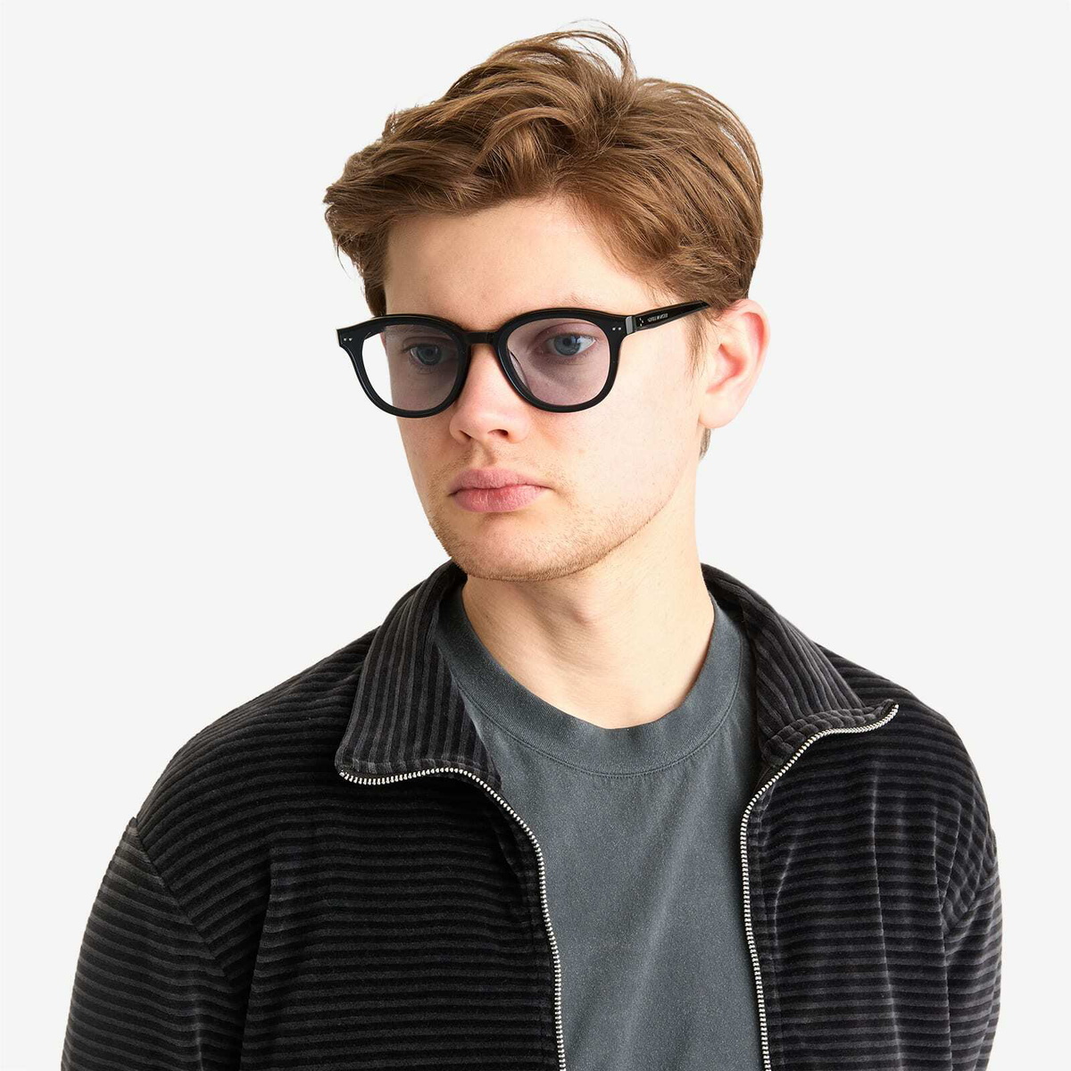 Gentle Monster Jade Sunglasses in Black/Blue Gentle Monster