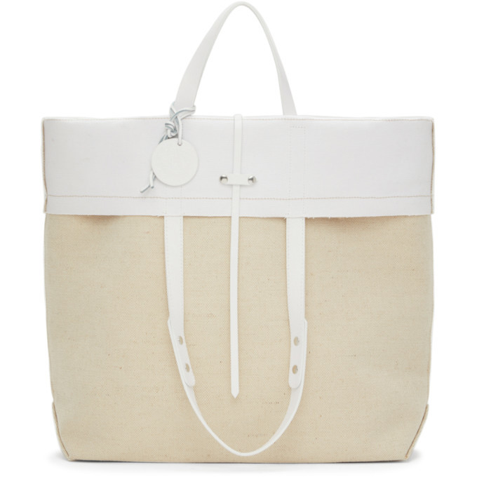 Photo: Maison Margiela Off-White Canvas Shopping Tote