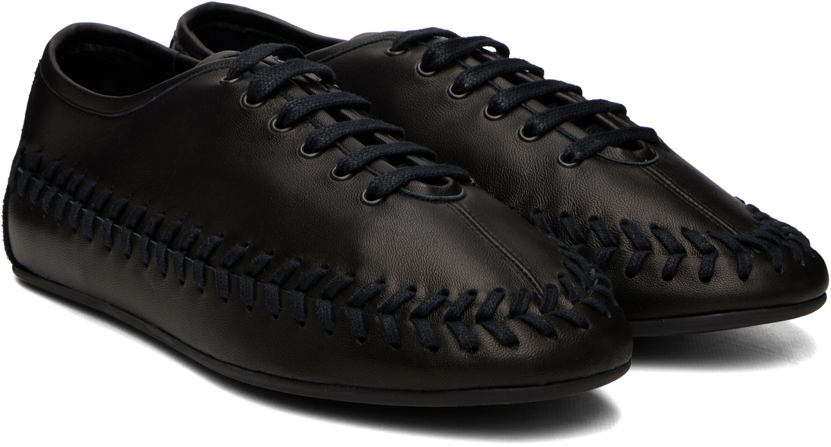 HEREU Black Birla Loafers