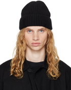 Ann Demeulemeester Black Malin Wool Beanie