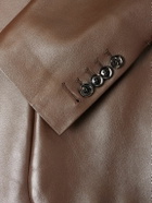 TOM FORD - Leather Blazer - Brown