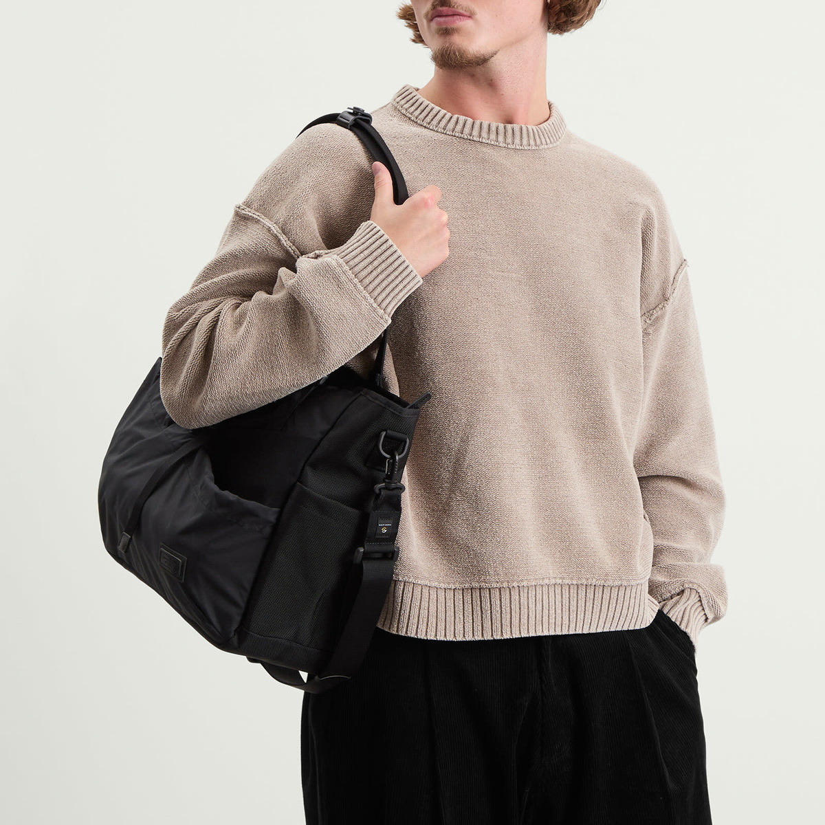 Master-Piece Scramble Tote Bag in Black 