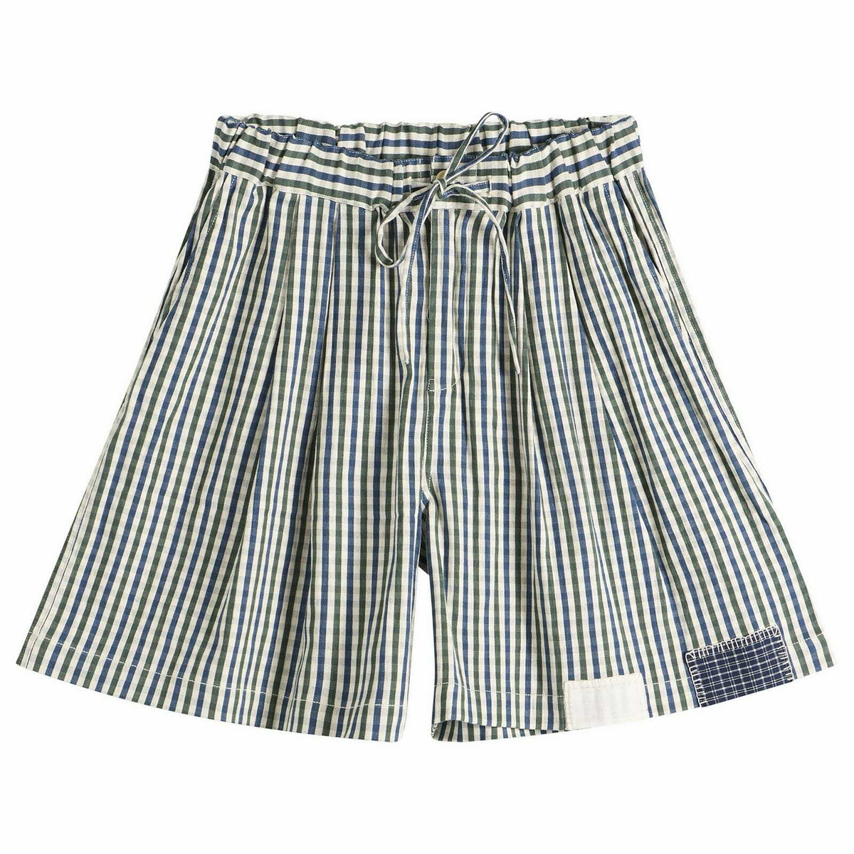 Story mfg. Check Bridge Shorts - Presented by END. in Blue