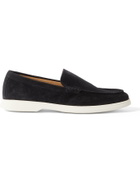 HUGO BOSS - Suede Loafers - Blue