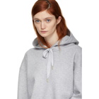 Stella McCartney Grey All is Love Side Ribbon Hoodie