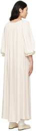 Sleeper White Zephir Maxi Dress
