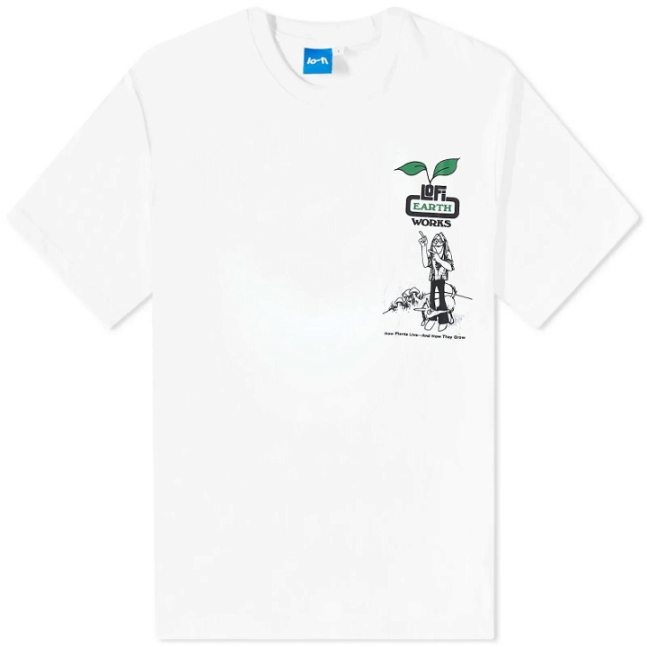 Photo: Lo-Fi Men's Earth Works T-Shirt in White