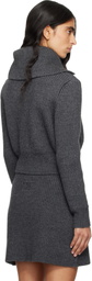 Givenchy Gray Wool Cardigan
